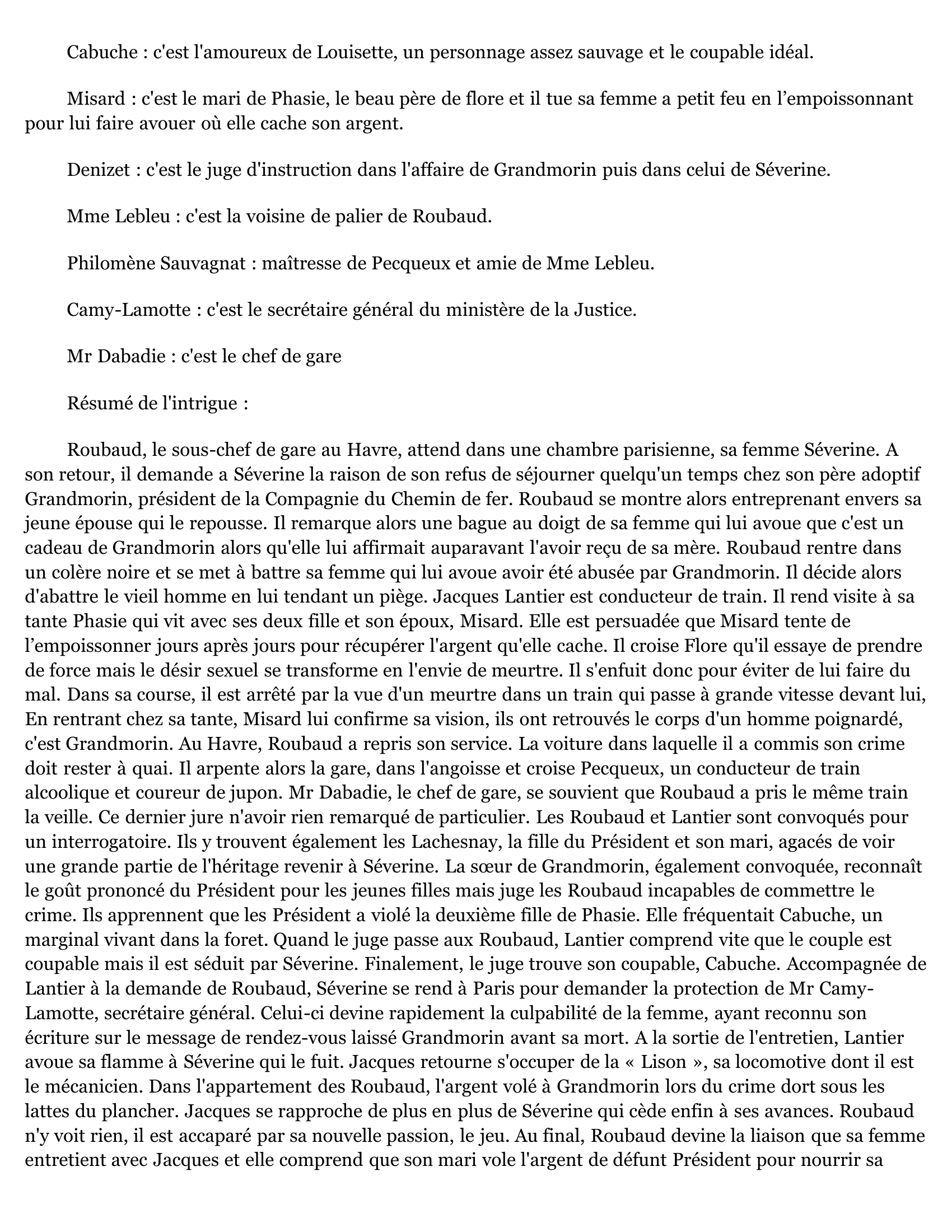 Prévisualisation du document Carnet de lecture  La Bête Humaine, Émile Zola