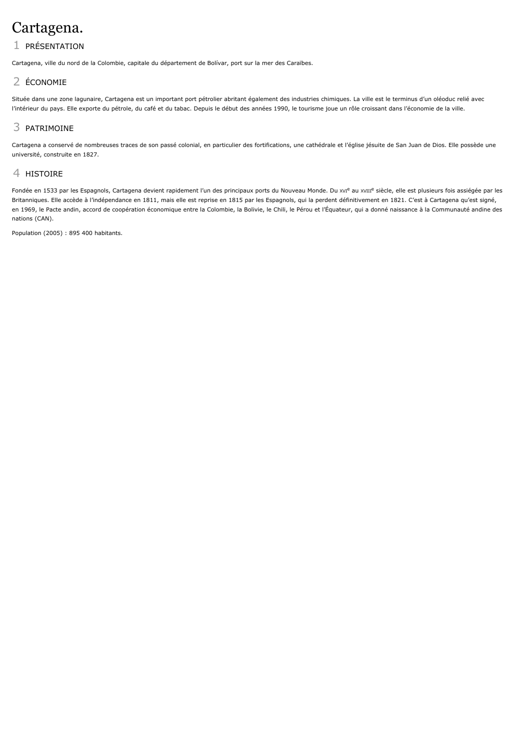 Prévisualisation du document Cartagena.