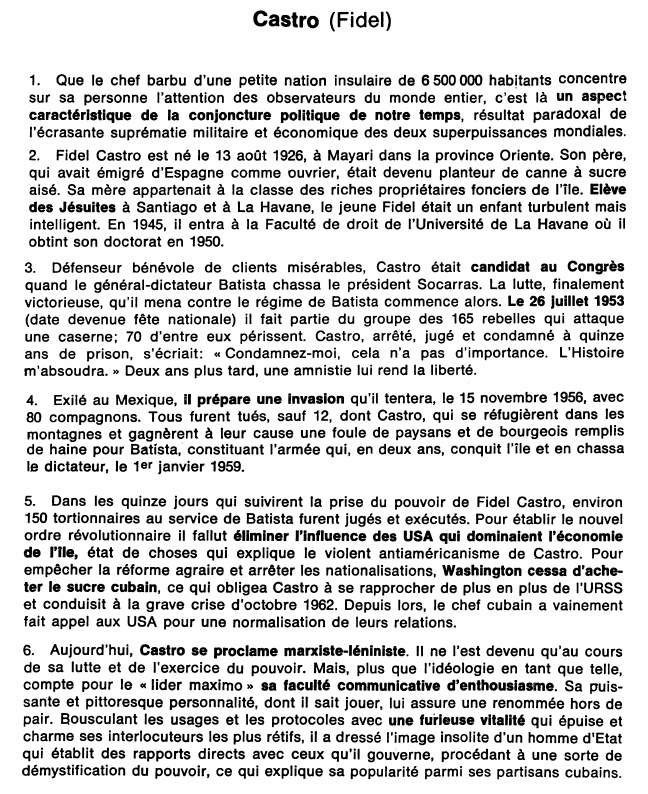 Prévisualisation du document Castro (Fidel)