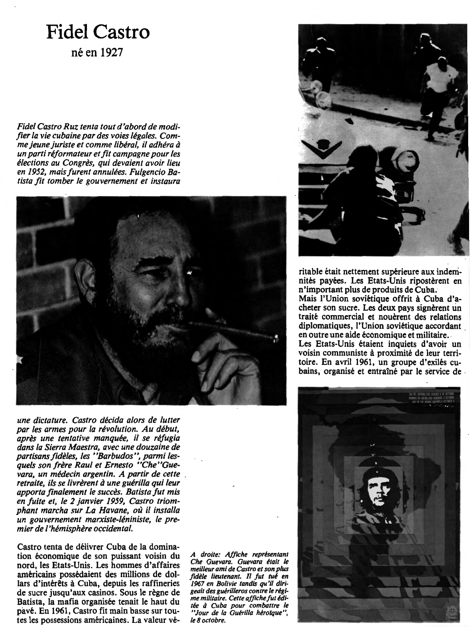 Prévisualisation du document Castro Fidel