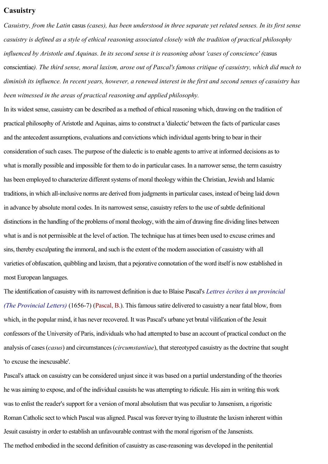 Prévisualisation du document Casuistry