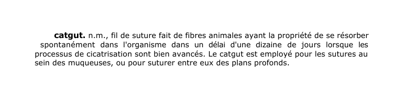 Prévisualisation du document catgut.