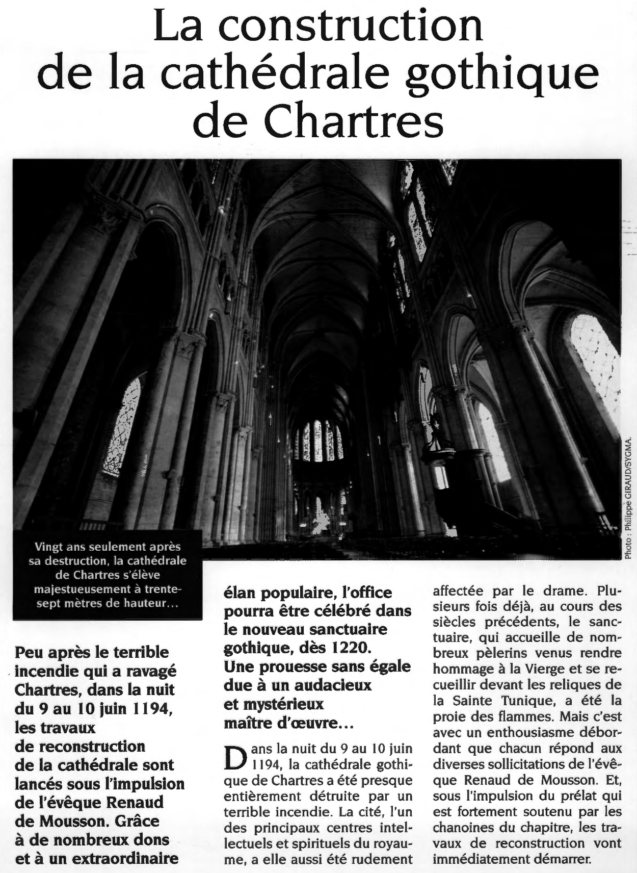 Prévisualisation du document Cathédrale de Chartres