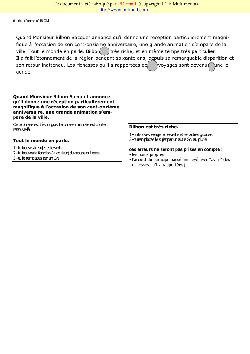 Prévisualisation du document Ce document a été fabriqué par PDFmail (Copyright RTE Multimedia)http://www.
