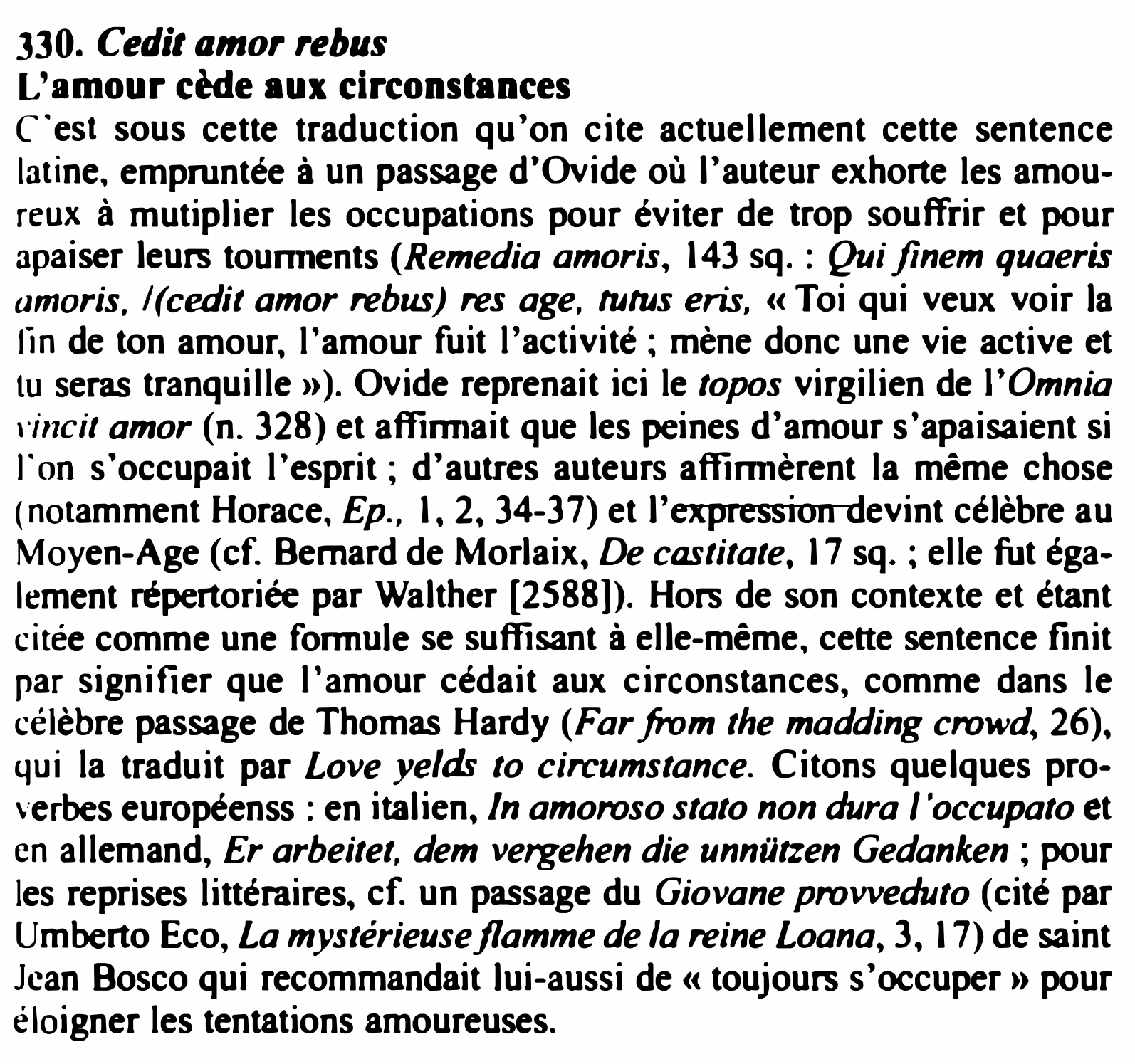 Prévisualisation du document Cedit amor rebus - L'amour cède aux circonstances