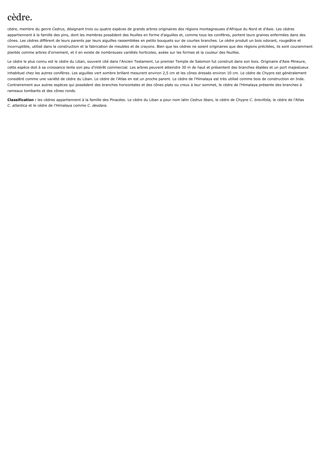 Prévisualisation du document cèdre.