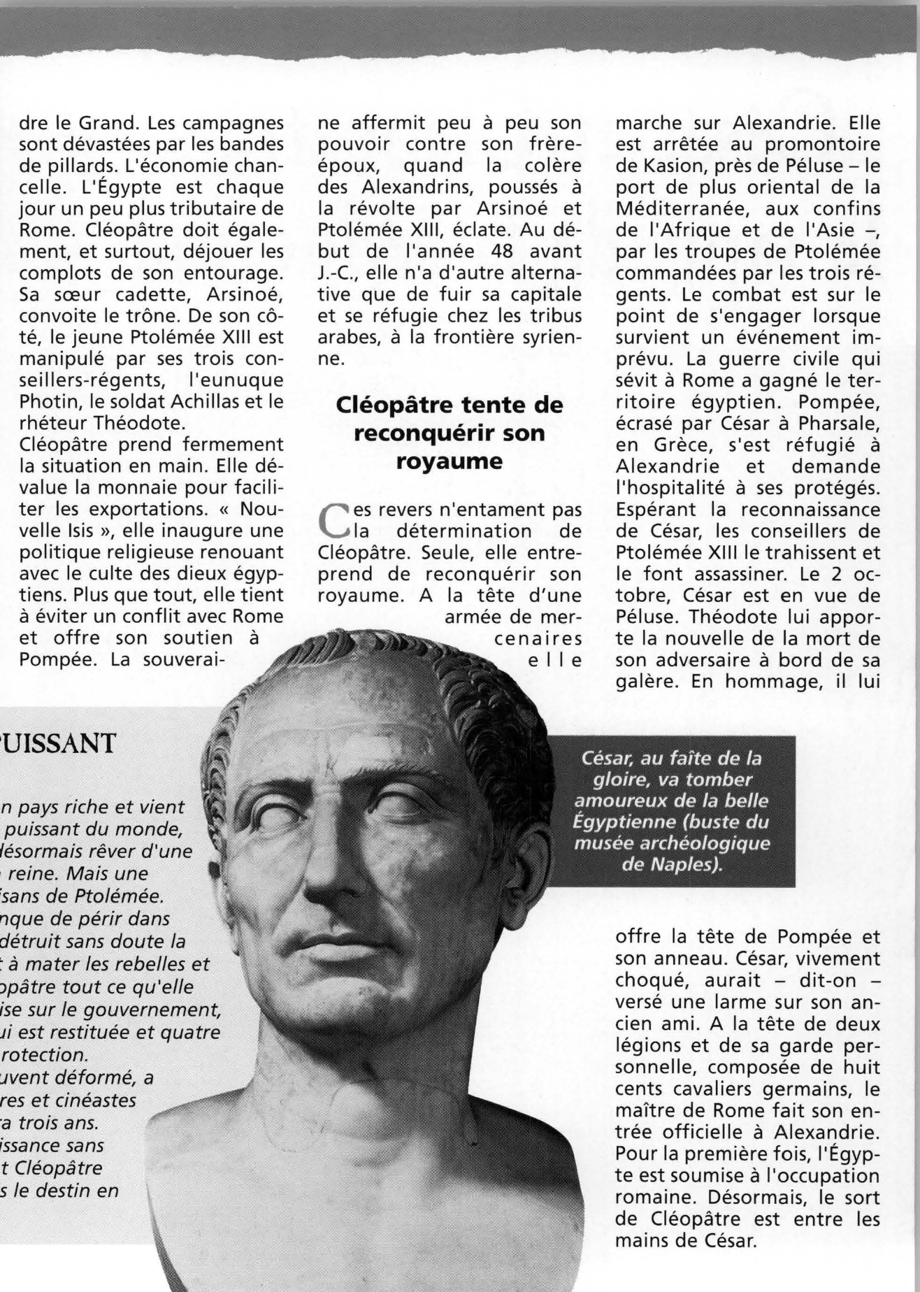 Prévisualisation du document César et Cléopâtre