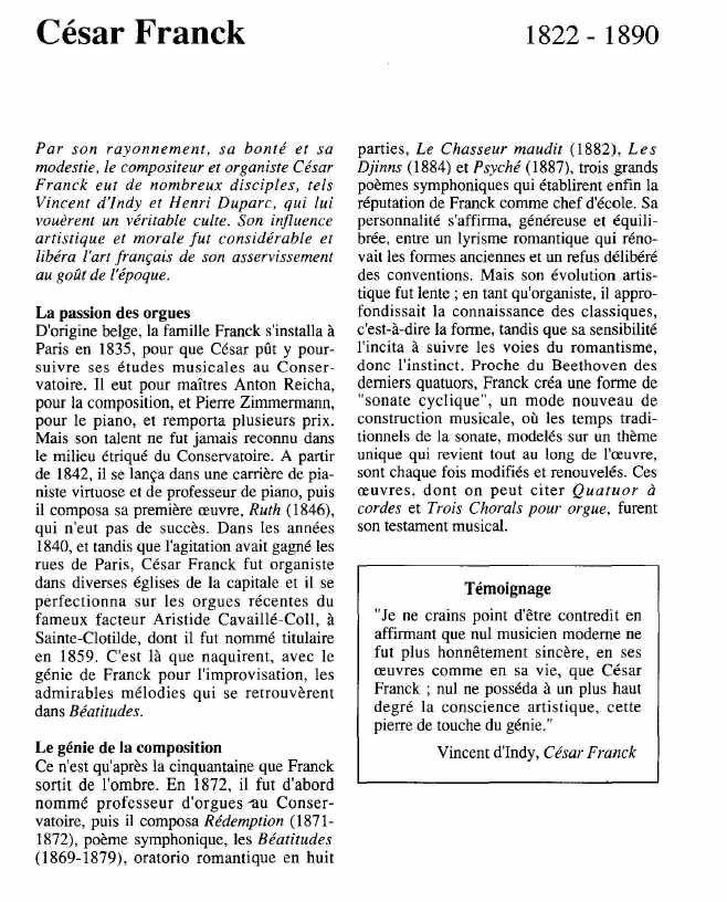 Prévisualisation du document César Franck.