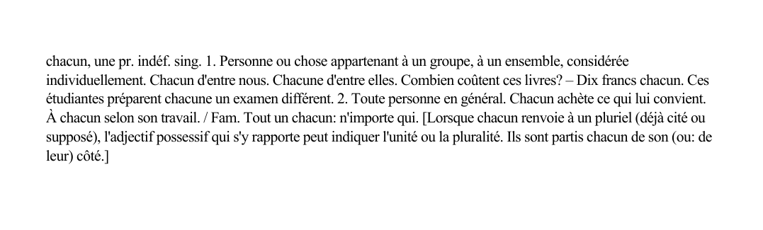 Prévisualisation du document chacun, une pr.