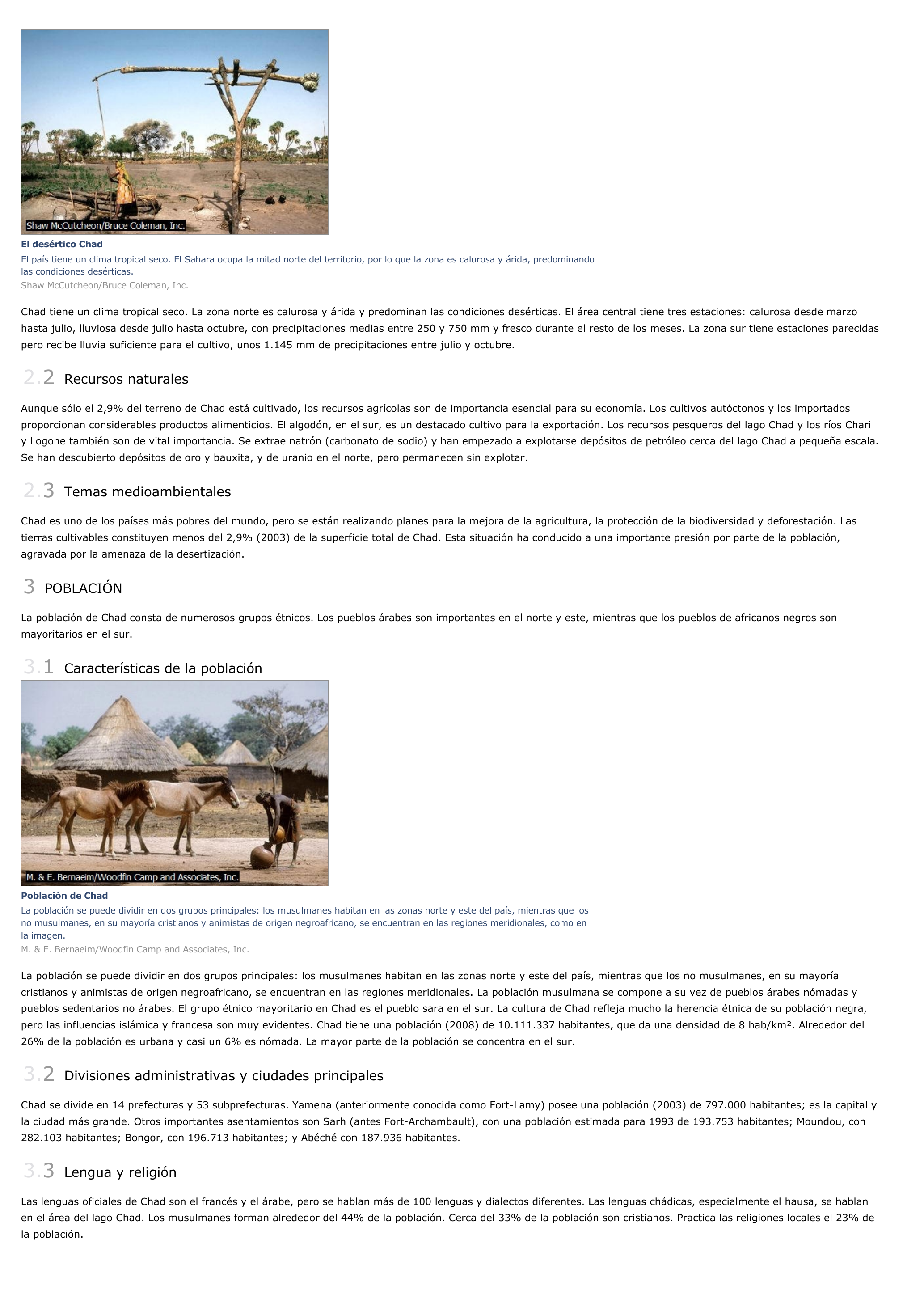 Prévisualisation du document Chad - geografía.