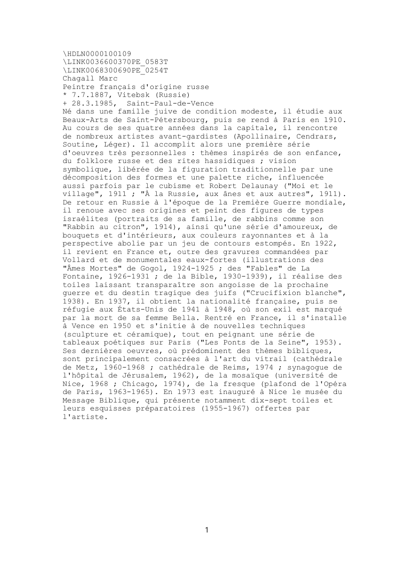 Prévisualisation du document Chagall Marc