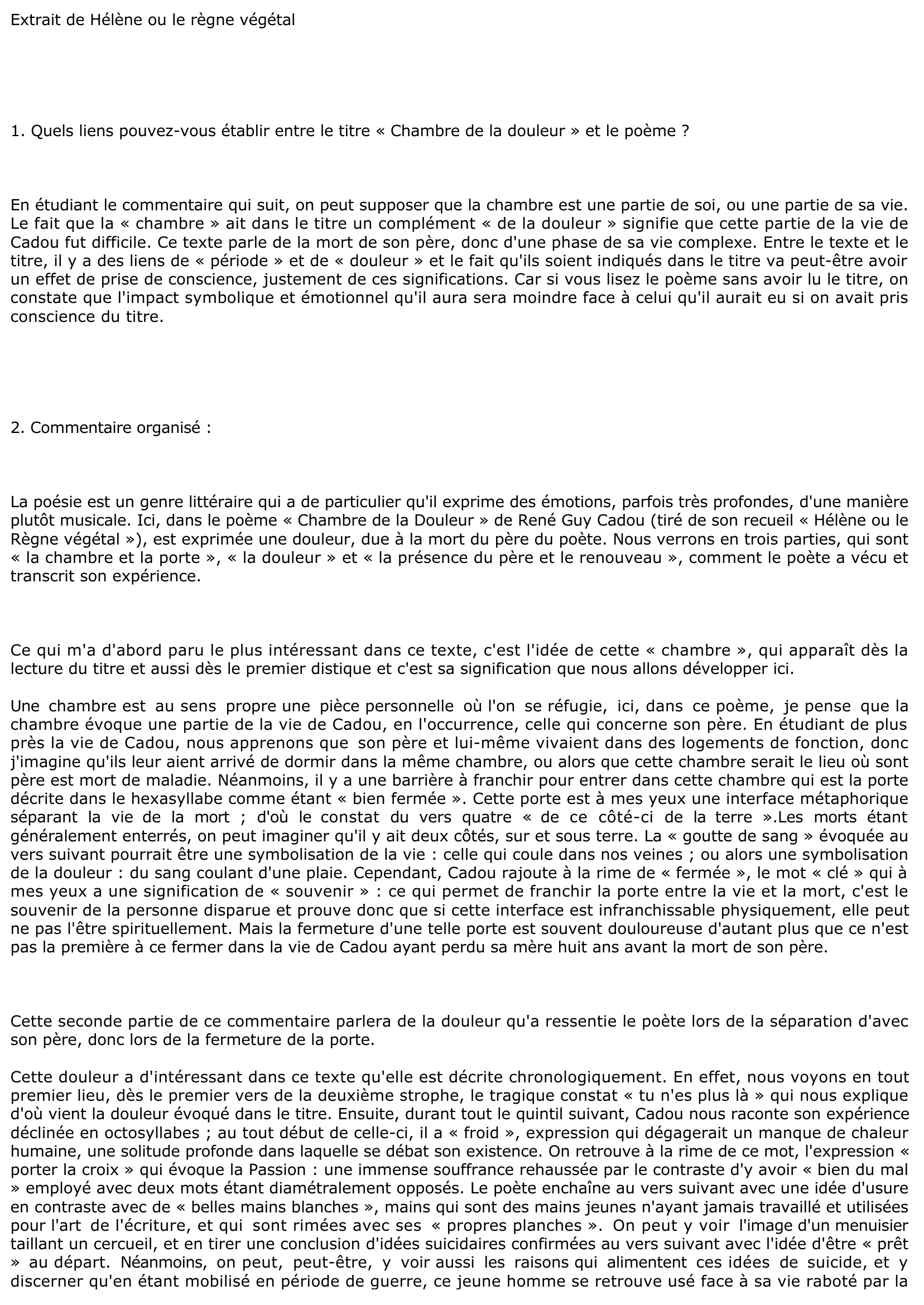 Prévisualisation du document « Chambre de la Douleur » de René Guy Cadou
