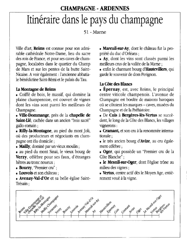 Prévisualisation du document CHAMPAGNE-ARDENNESItinéraire dans le pays du champagne.