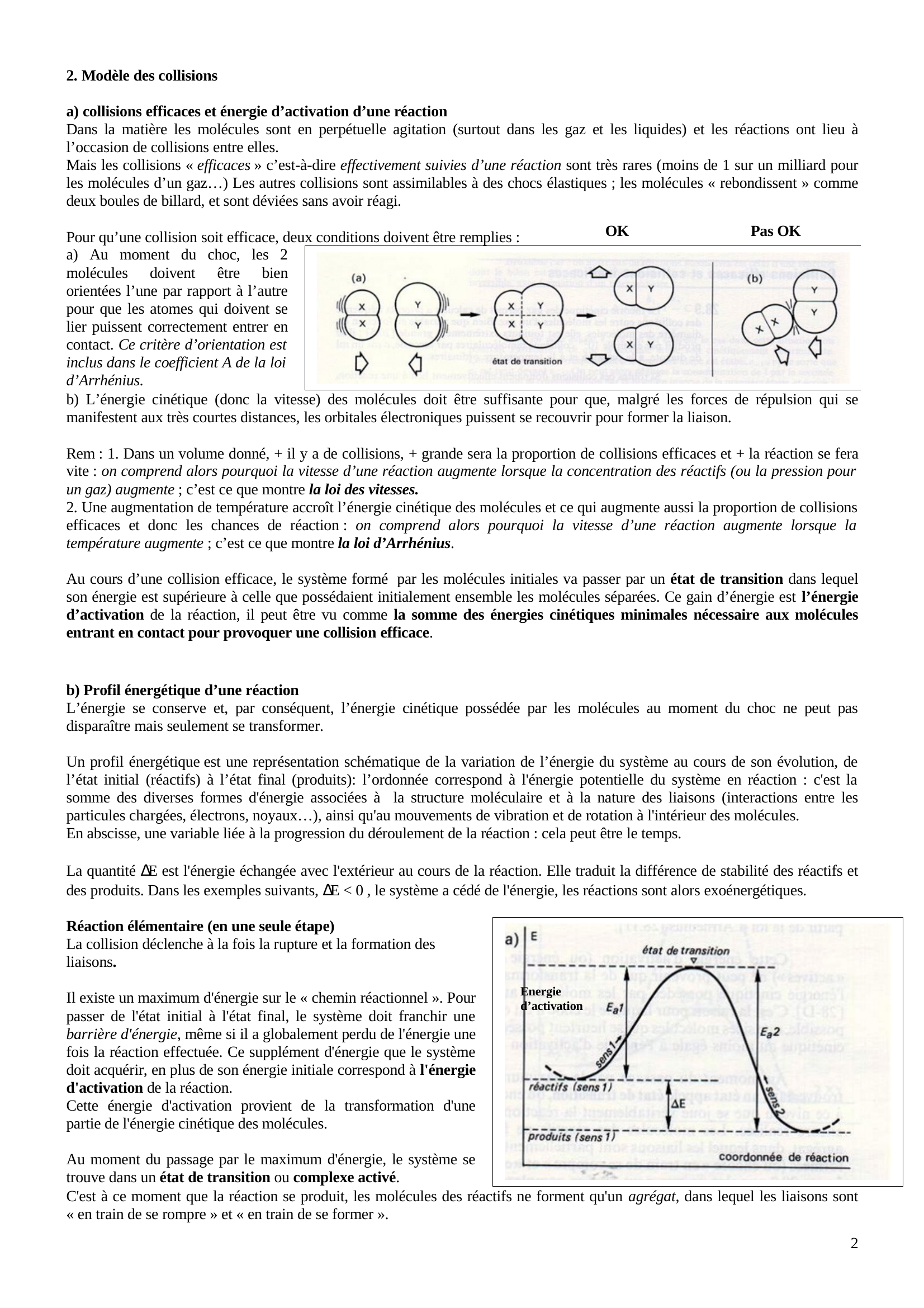 Prévisualisation du document chapite mécanisme réactionnel