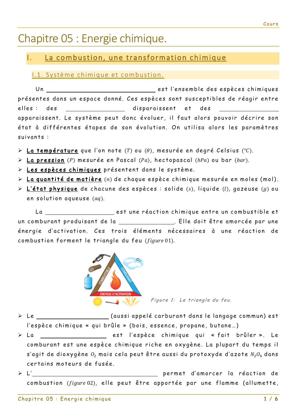 Prévisualisation du document Chapitre 05_Cours_Energie chimique