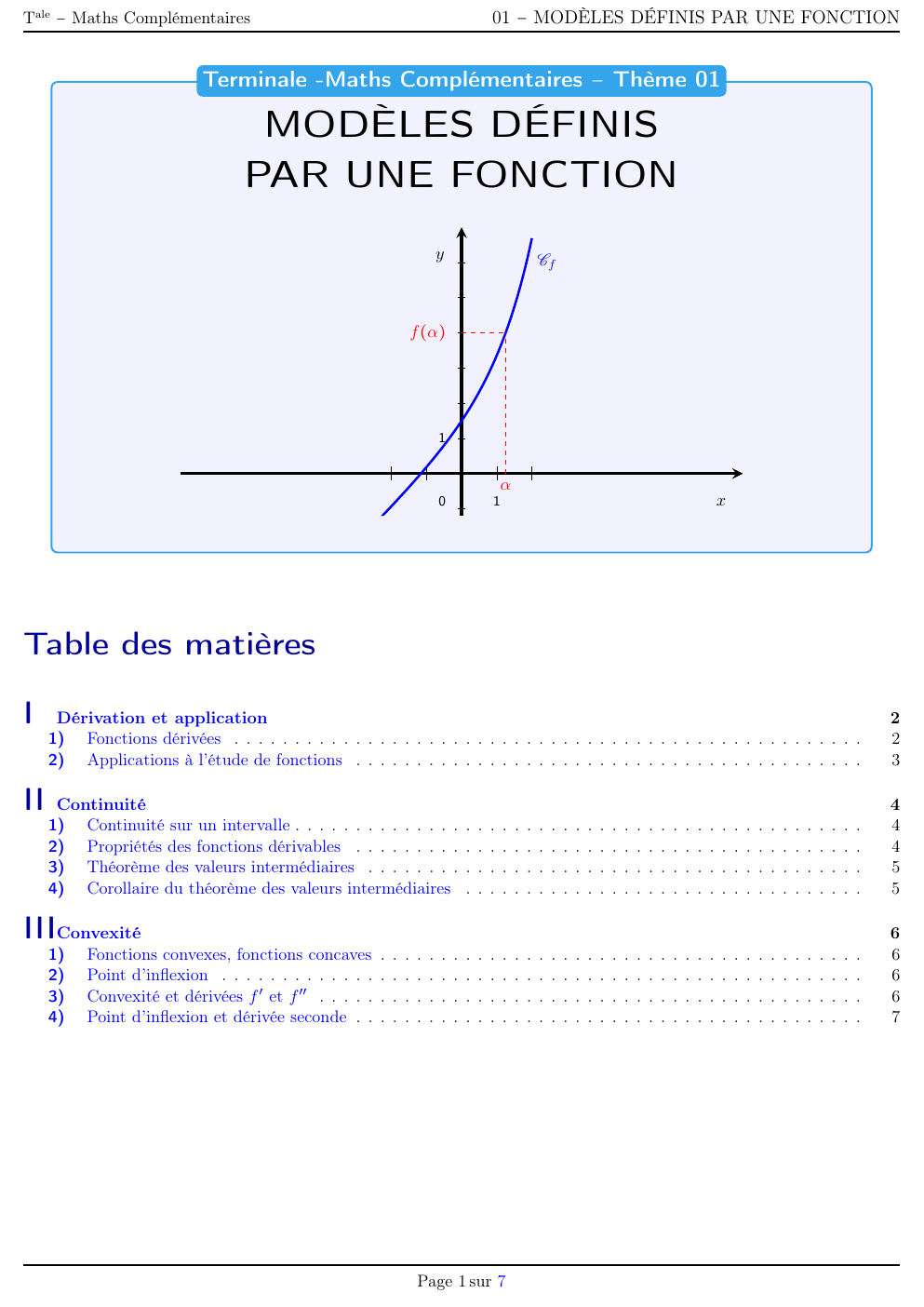 Prévisualisation du document Chapitre 1 cours modèle définis par une fonction math
