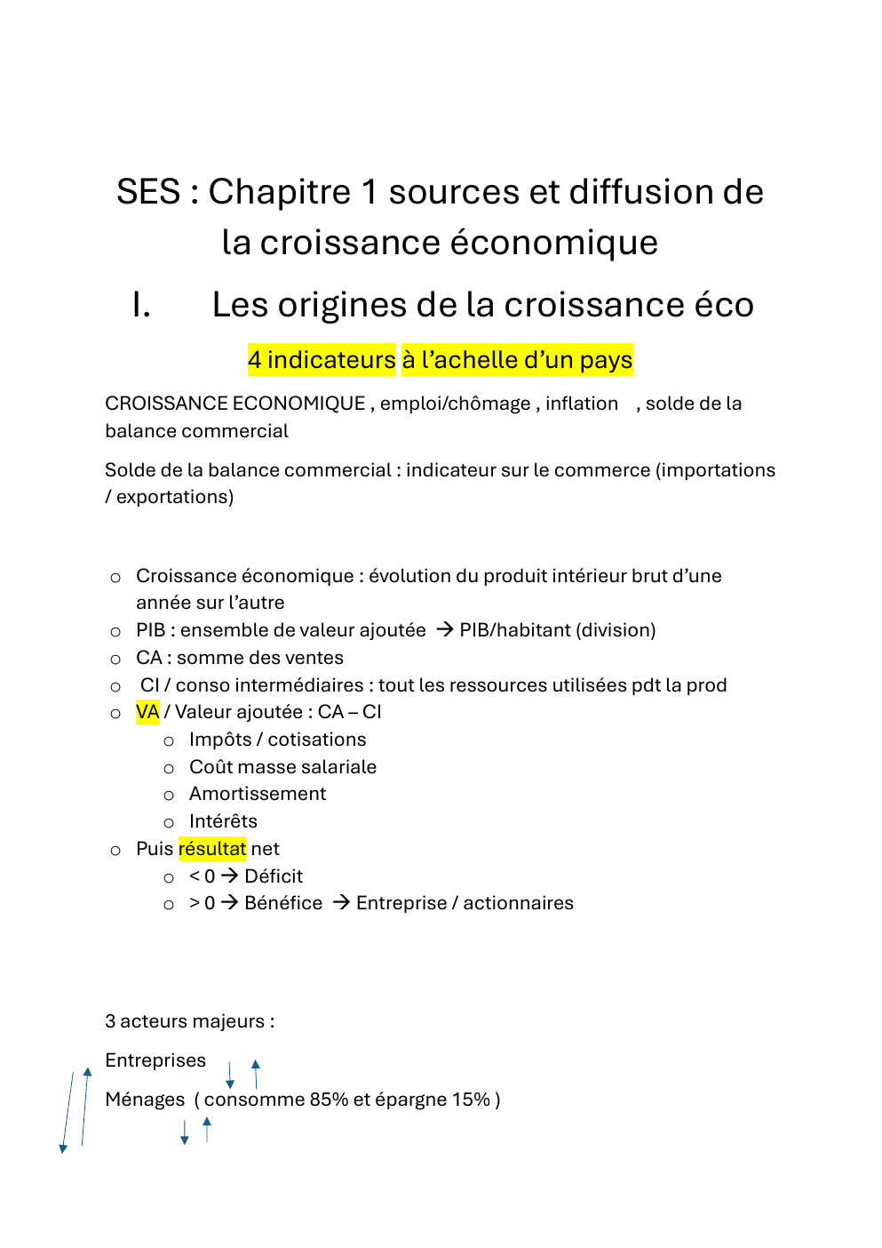 Prévisualisation du document Chapitre 1 SES