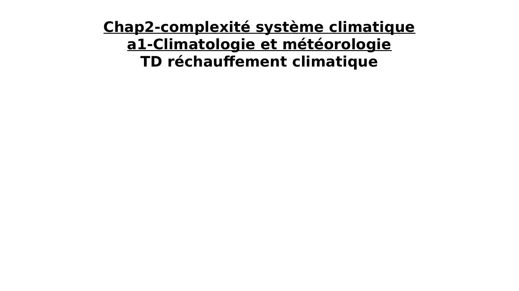 Prévisualisation du document Chapitre 2- Complexité système climatique