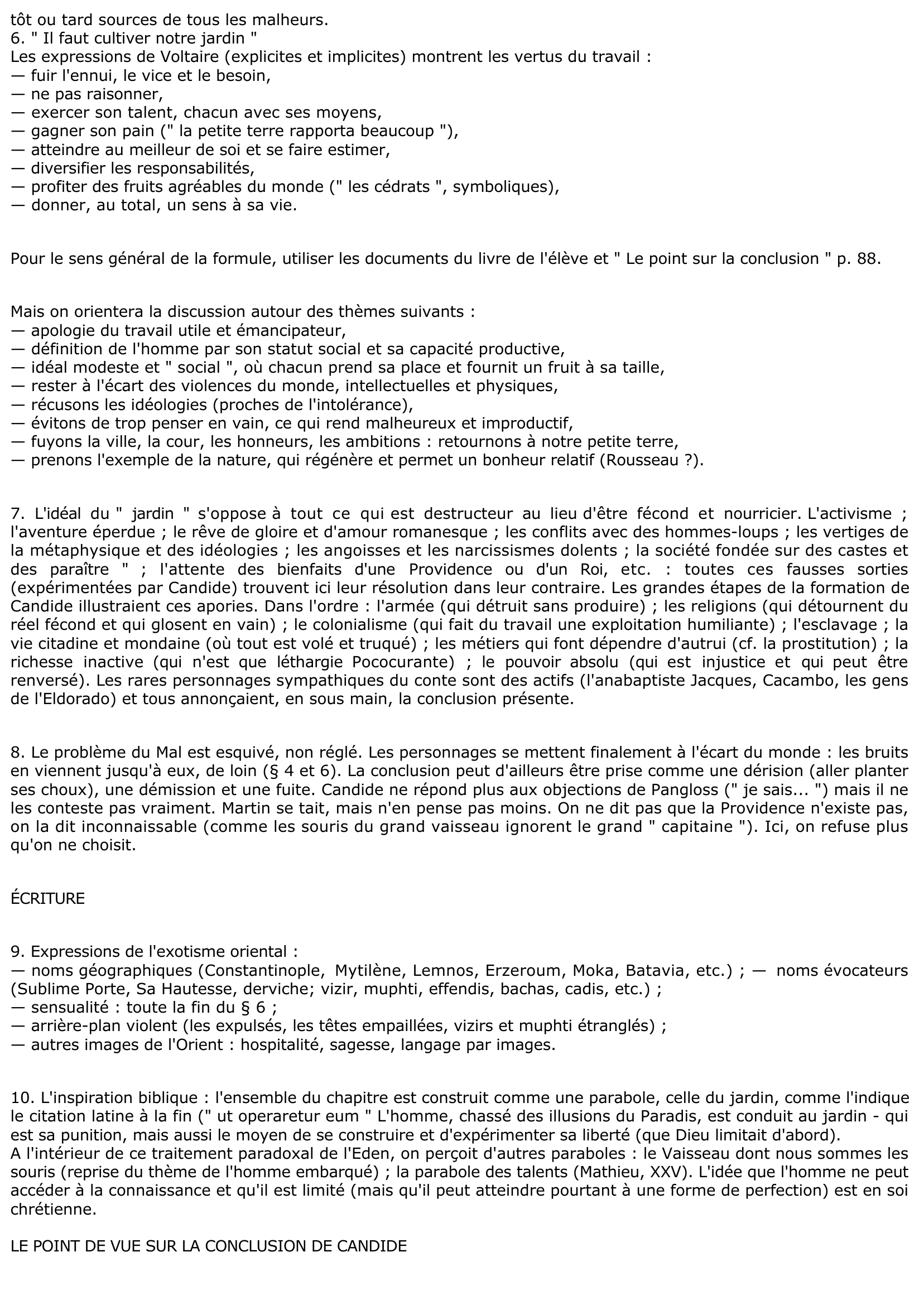 Prévisualisation du document CHAPITRE 30 de CANDIDE DE VOLTAIRE (lecture analytique)