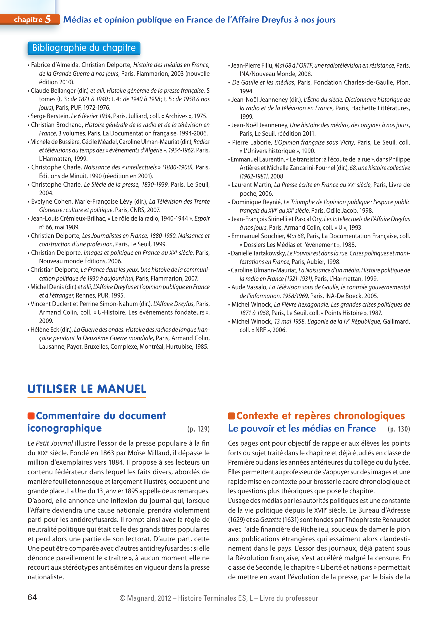 Prévisualisation du document Chapitre 5 : Médias et opinion publique en France de l'Affaire Dreyfus à nos jours.