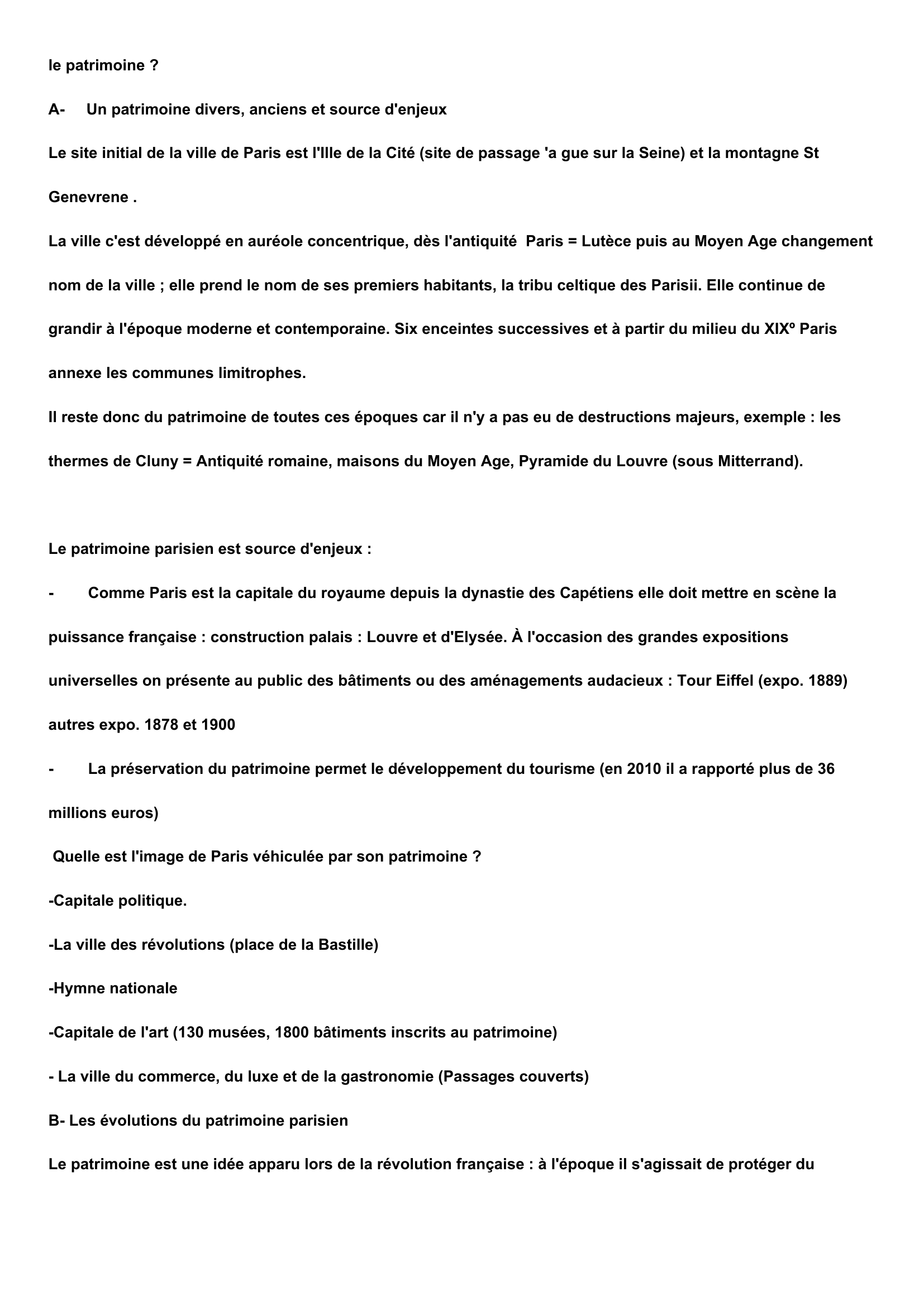 Prévisualisation du document CHAPITRE I-LE PATRIMOINE : LECTURE HISTORIQUE