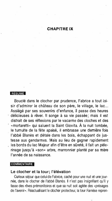 Prévisualisation du document CHAPITRE IX - La Chartreuse de Parme de Stendhal