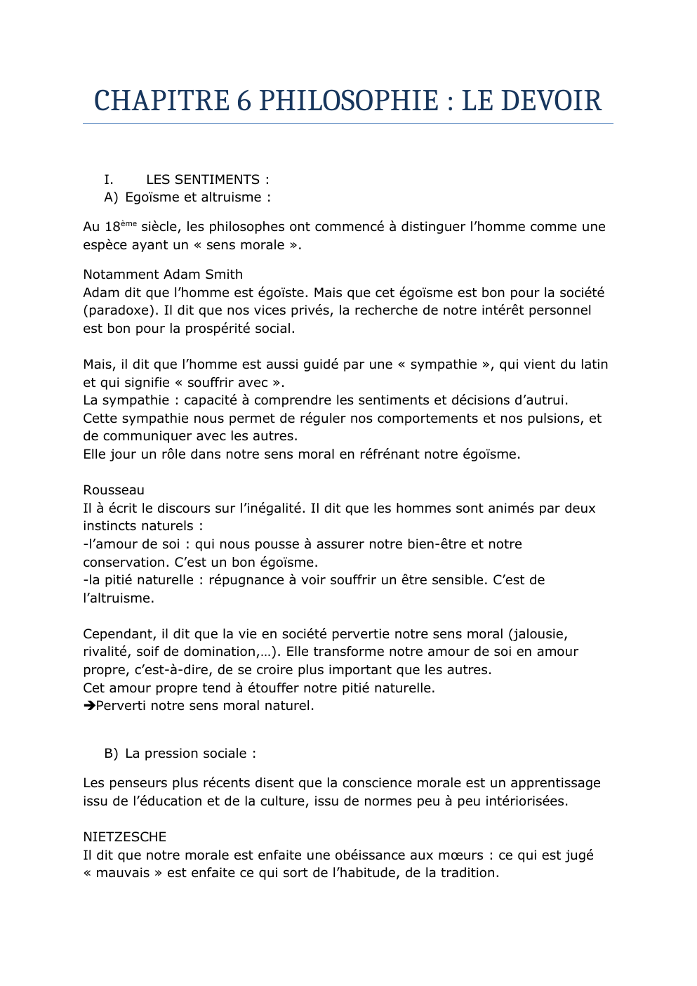 Prévisualisation du document Chapitre philosophie : le devoir