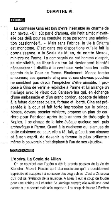 Prévisualisation du document CHAPITRE VI - La Chartreuse de Parme