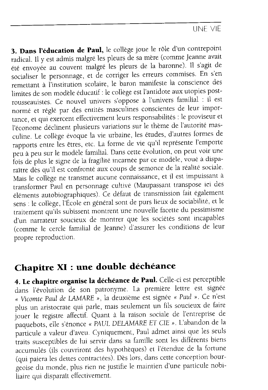 Prévisualisation du document CHAPITRES XI ET XII  - Une Vie de Maupassant