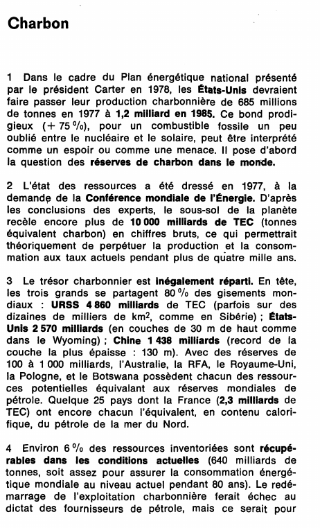 Prévisualisation du document Charbon