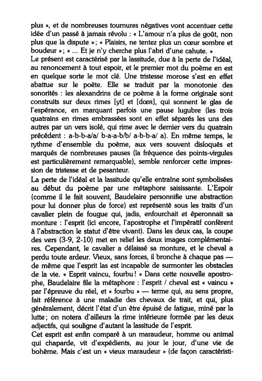 Prévisualisation du document Charles BAUDELAIRE: LE GOÛT DU NÉANT (commentaire)
