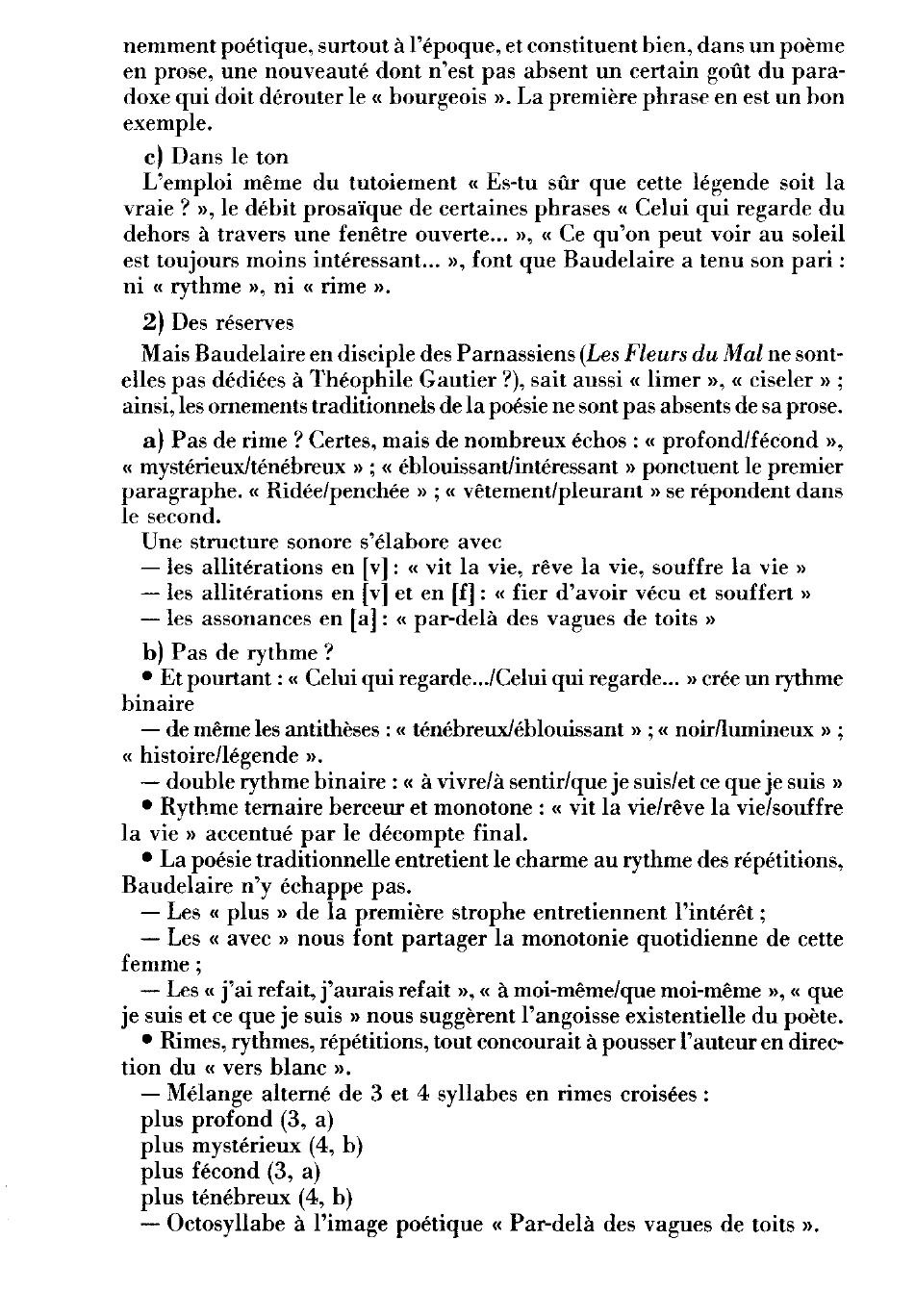 Prévisualisation du document Charles Baudelaire, Petits Poèmes en prose, XXXV