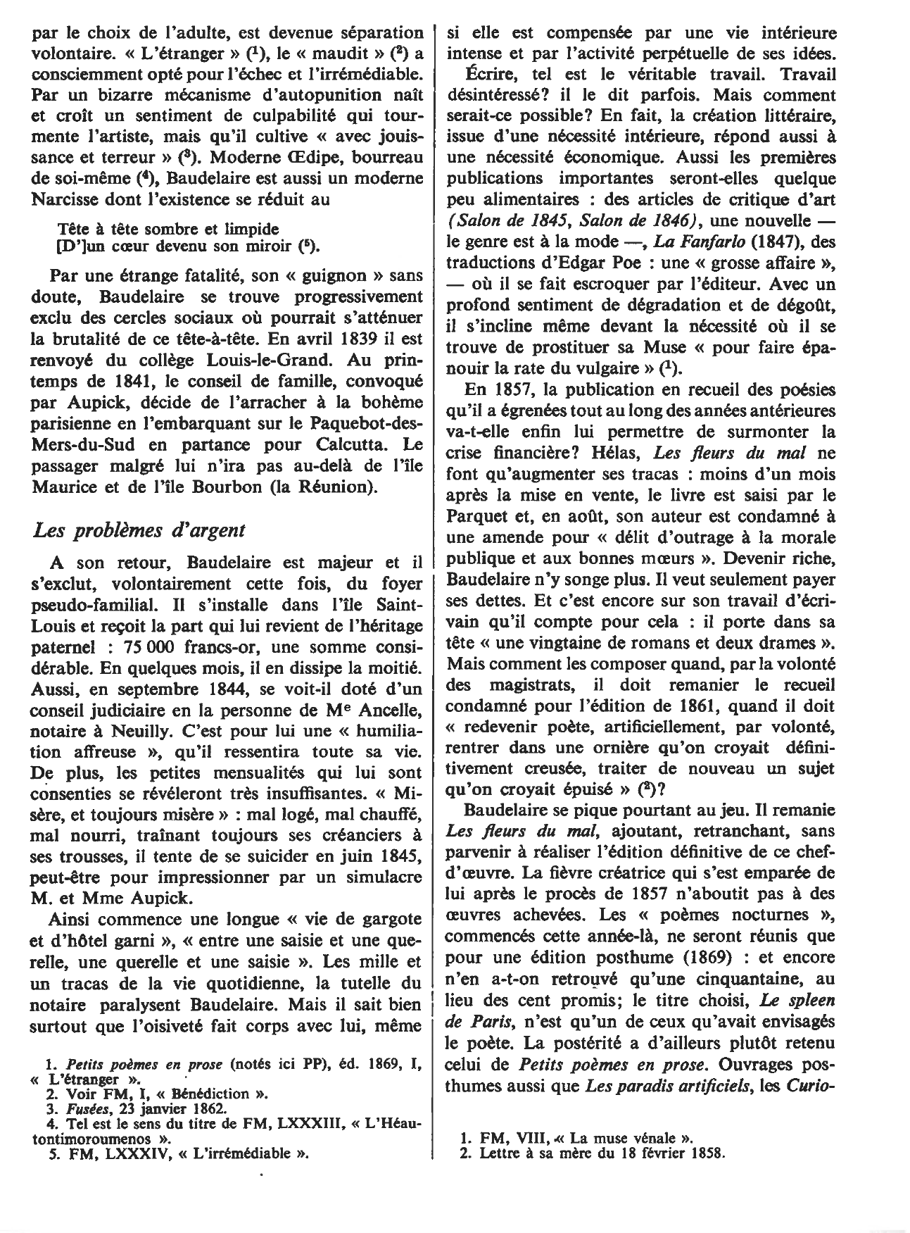 Prévisualisation du document Charles Baudelaire