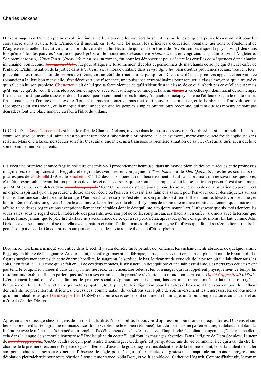 Prévisualisation du document Charles Dickens