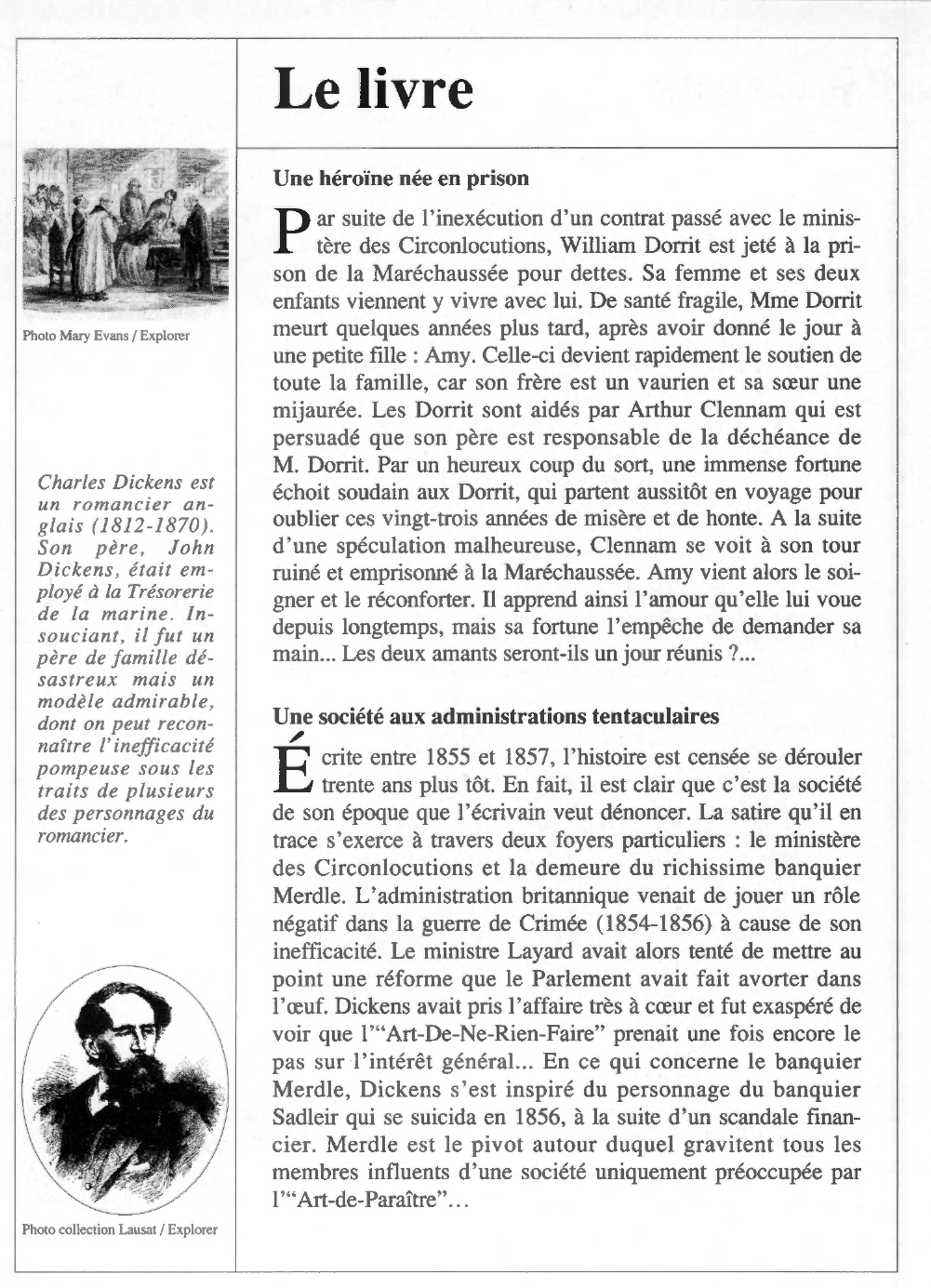 Prévisualisation du document Charles DICKENS : La Petite Dorrit