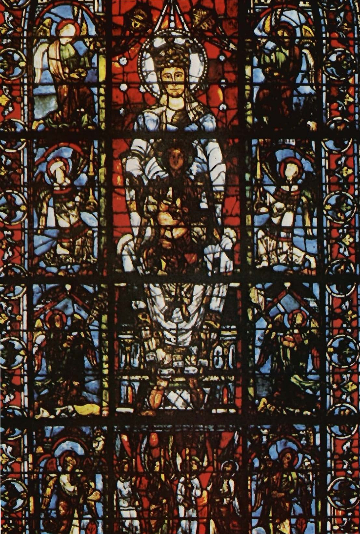 Prévisualisation du document CHARTRES
Cathédrale:
Notre-Dame
de la
Belle Verrière.