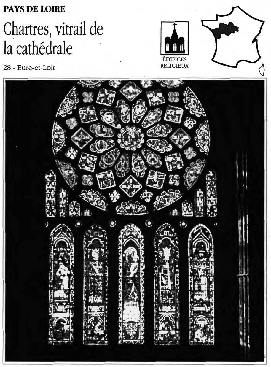 Prévisualisation du document Chartres, vitrail de la cathédrale - Eure-et-Loir