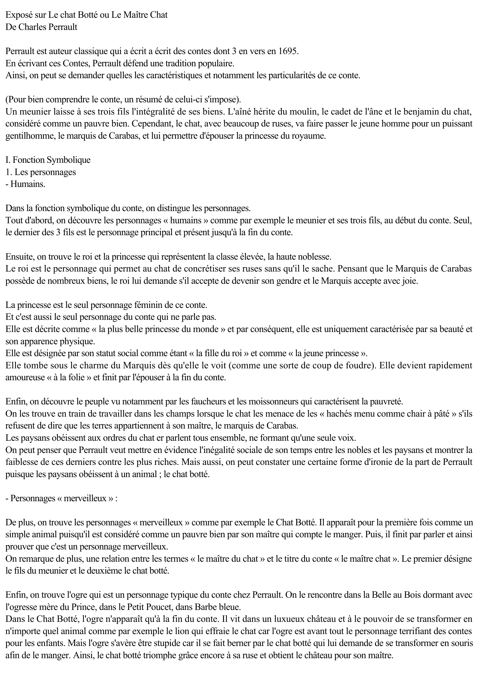 Prévisualisation du document Chat BOTTÉ (le) ou le Maître chat, conte de Perrault
