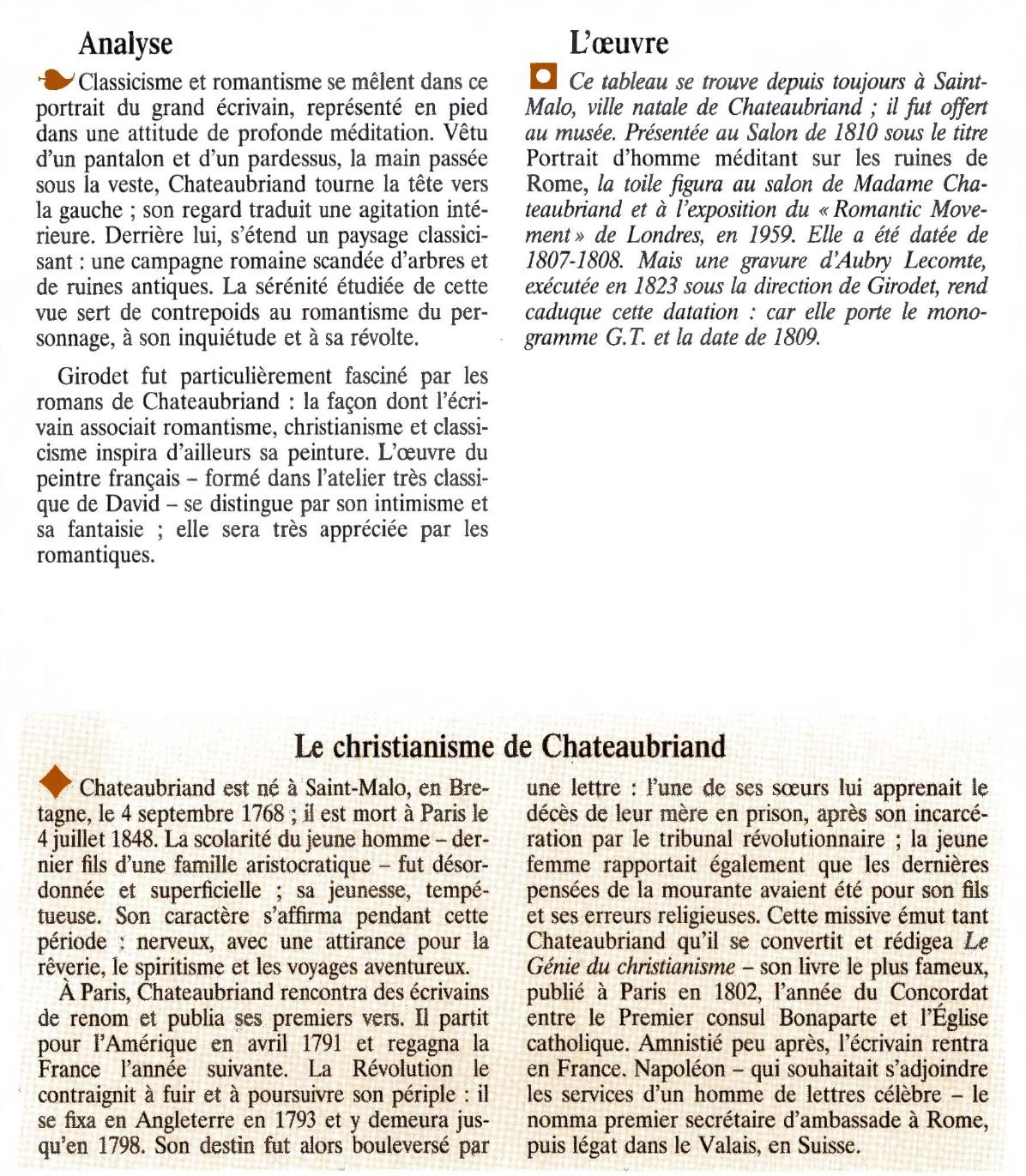 Prévisualisation du document Chateaubriand de Girodet-Trioson