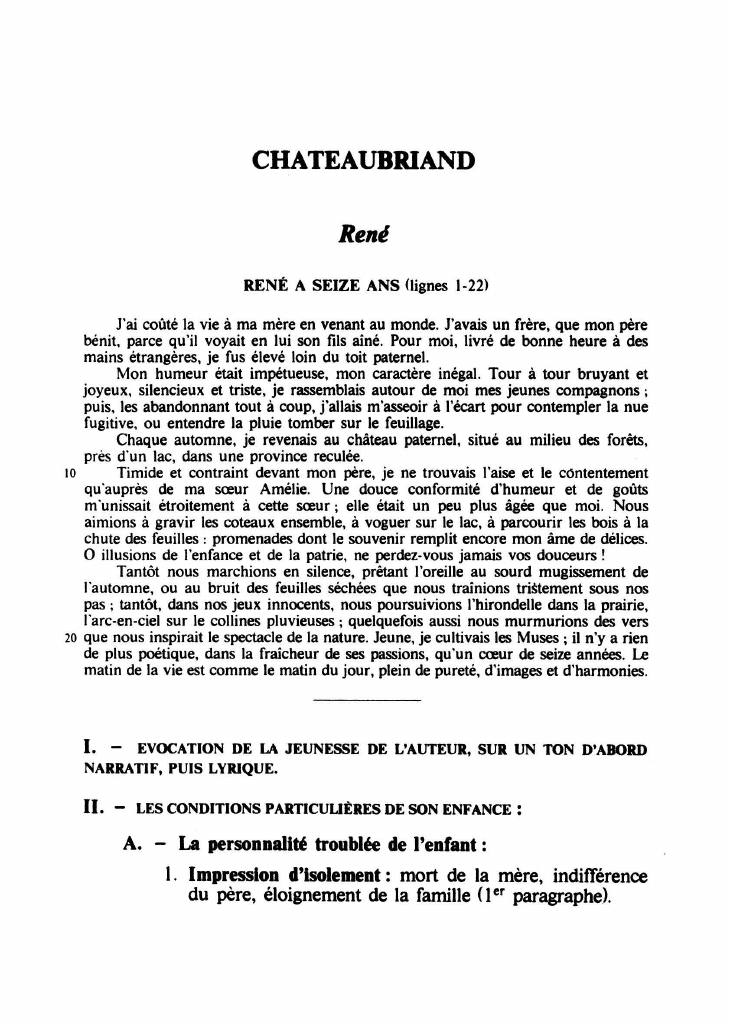 Prévisualisation du document CHATEAUBRIAND René RENÉ A SEIZE ANS (lignes 1-22)