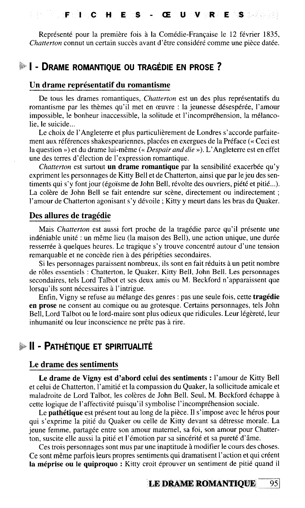 Prévisualisation du document Chatterton (ALFRED DE VIGNY - 1835) - RÉSUMÉ