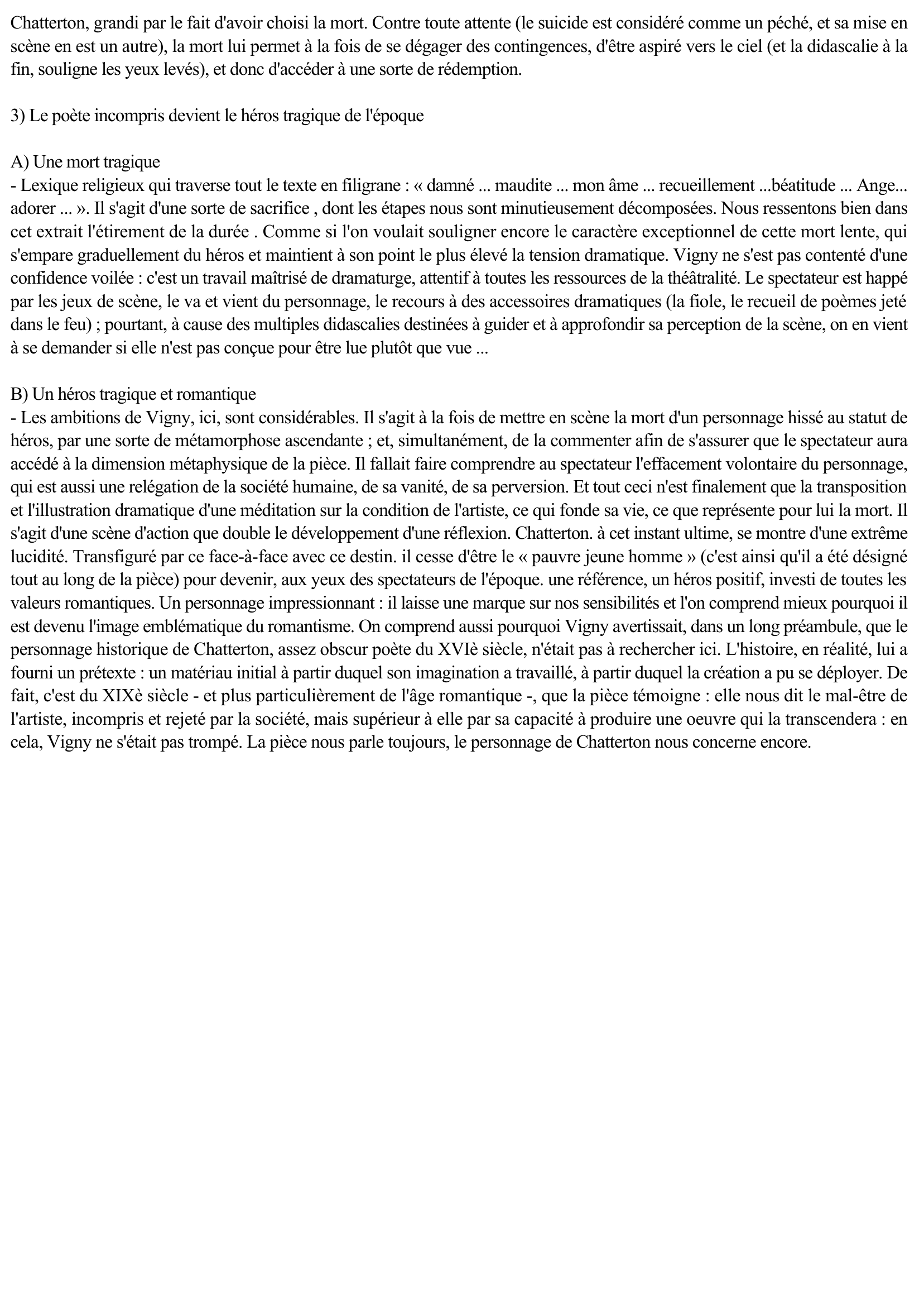 Prévisualisation du document Chatterton, De Vigny