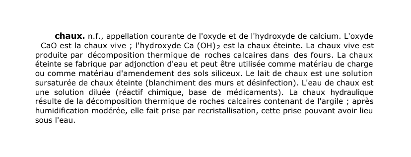 Prévisualisation du document chaux.