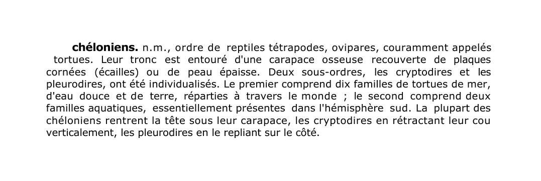 Prévisualisation du document chéloniens.