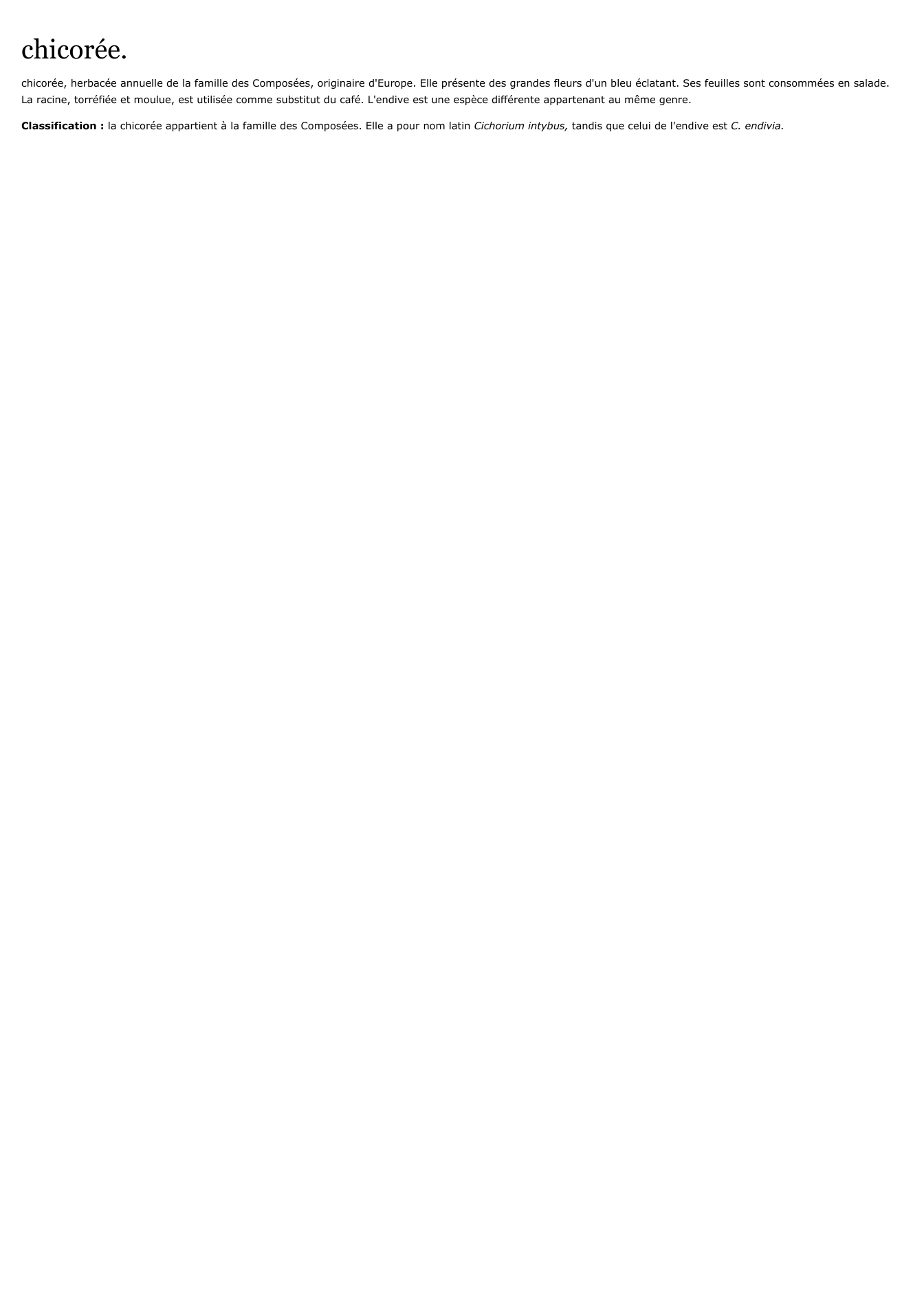 Prévisualisation du document chicorée.