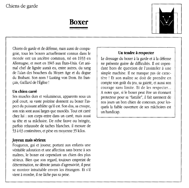 Prévisualisation du document Chiens de garde:Boxer.
