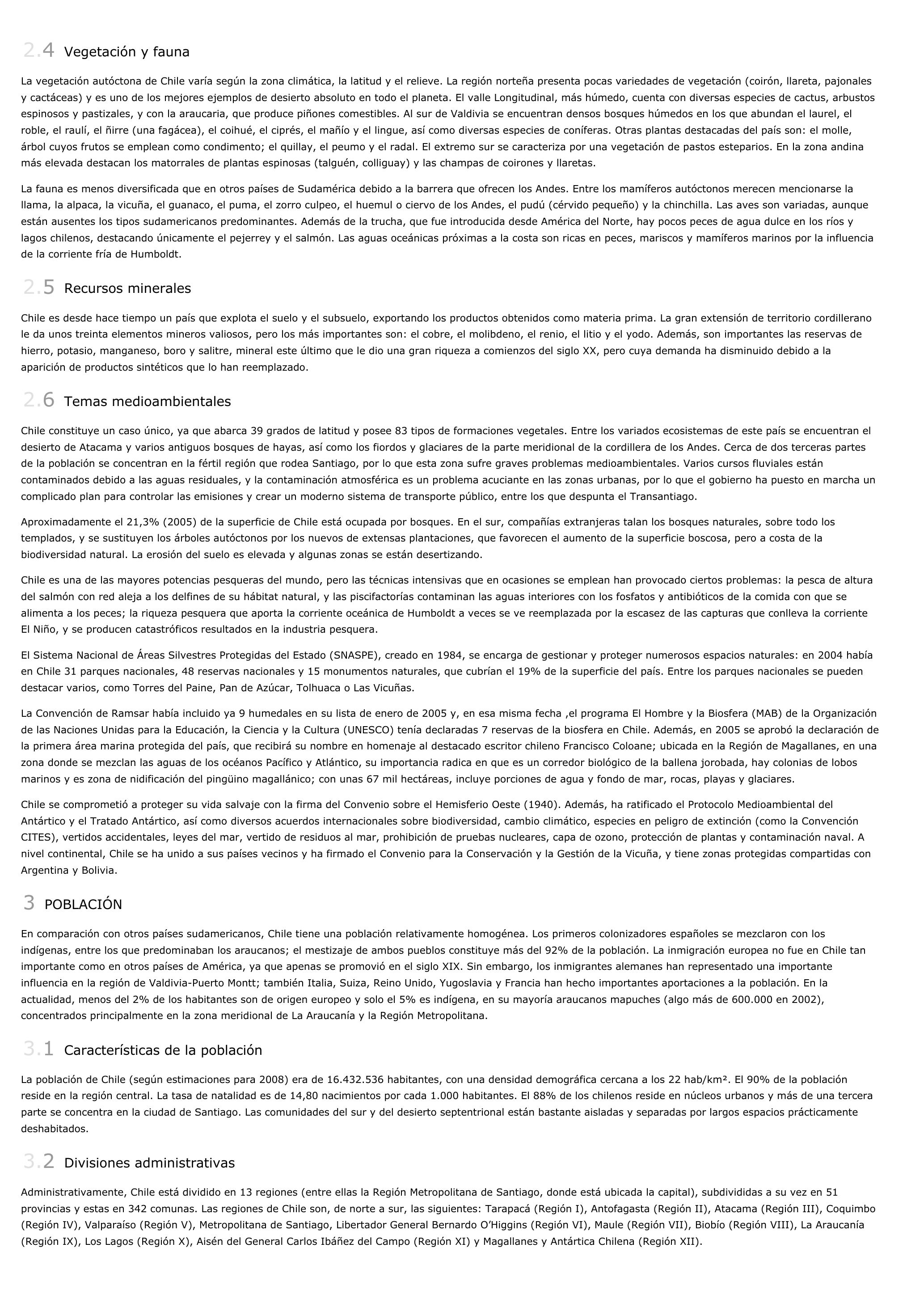 Prévisualisation du document Chile (república) - geografía.