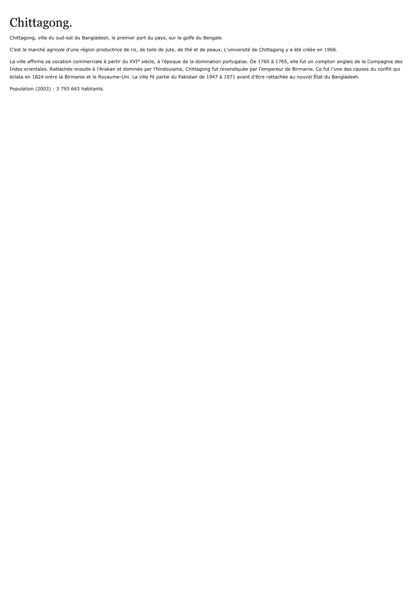 Prévisualisation du document Chittagong.