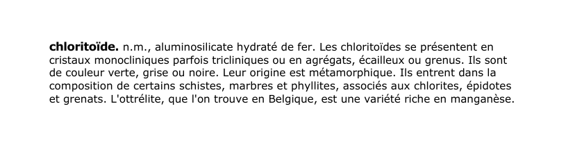 Prévisualisation du document chloritoïde.