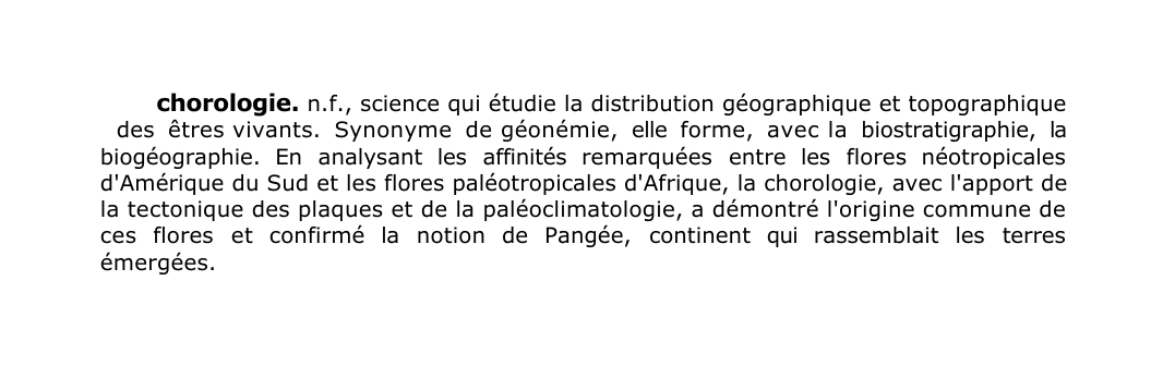 Prévisualisation du document chorologie.